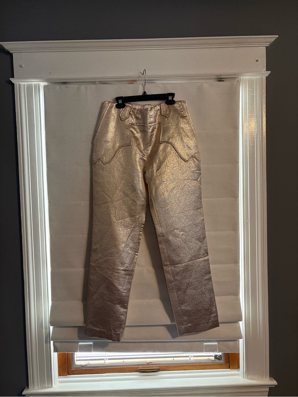Rose gold western Pants